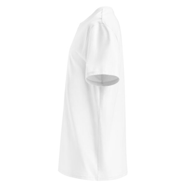 Unisex organic ribbed neck t-shirt